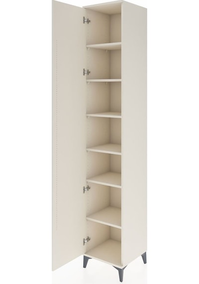 Hyperion Dolap 6 Raflı 2 Çekmeceli Tek Kapaklı 44x44x243 Aytaşı-aytaşı Aytası