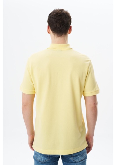 AR-MA Arma Erkek Regular Fit Basic % 100 Pamuk Pike Polo Yaka Tişört Y29374354802 Sarı