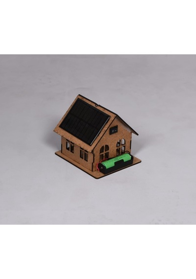 Güneş Panelli Ev Yapım Seti - Stem Bilim Seti Kendin Yap Demonte Diy Set