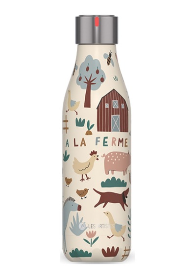 Les Artistes Paris Isı Yalıtımlı Çelik Termos 500ml Farm Renkli