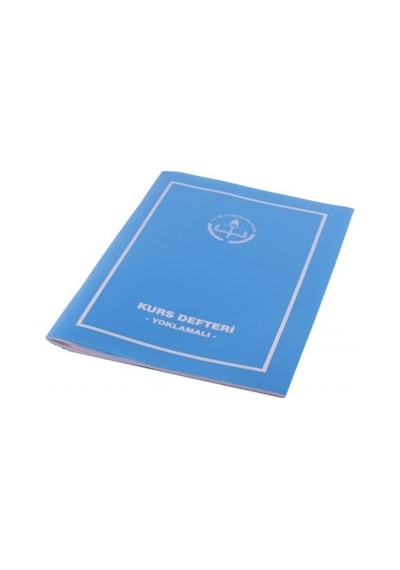 Gülpaş Kurs Defteri Yoklamalı Plastik Kapak 22X32 12 Adet