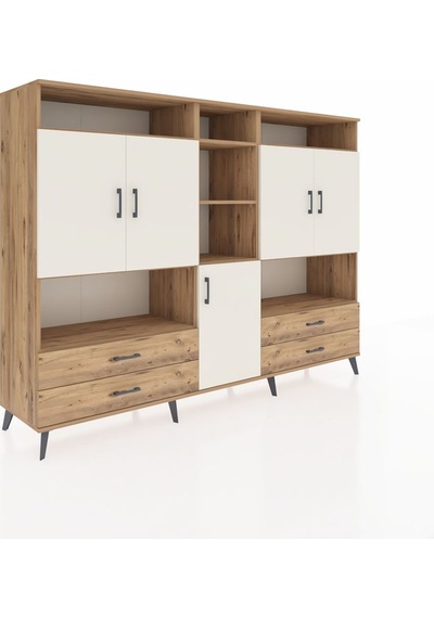 Hyperion Dolap 12 Raflı 4 Çekmeceli 5 Kapaklı 220x44x163 Çam-ayta Çam-aytaşı/çam Hyperion Dolap 12 Raflı 4 Çekmeceli 5 Kapaklı 220x44x163 Çam-ayta Çam-aytaşı/çam