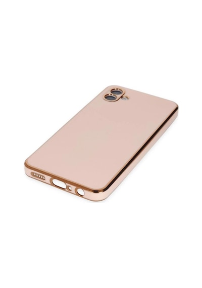 Samsung Galaxy Uyumlu - A04 Kılıf Volet Silikon - Pembe Çok Renkli