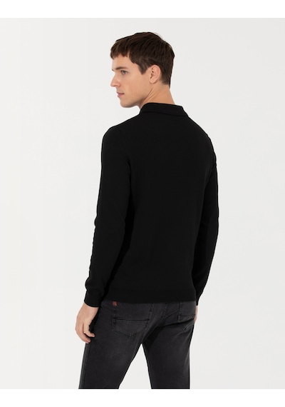 Pierre Cardin Erkek Siyah Kazak /triko 50257252-vr046 Siyah