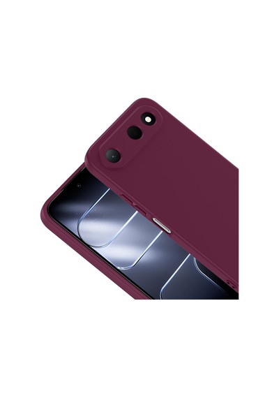 Tecno Spark 50 5g Kılıf Zore Mara Lansman Kapak Mürdüm