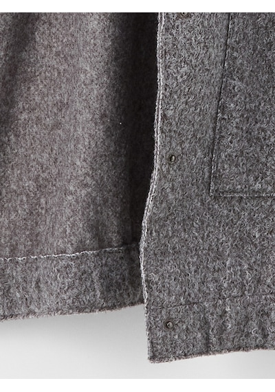 Lcwaıkıkı Classic Gri Kolej Yaka Oversize Kadın Bomber Mont