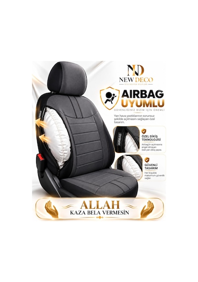 Mitsubishi L200 Çift Kabin Uyumlu Jakar Arabiyeli Oto Koltuk Kılıfı Airbag Uyumlu Lüks Seri Tam Set 34957658