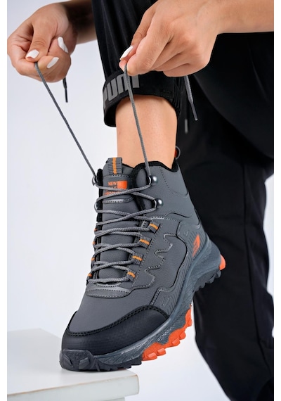 Muggo Alaska Unisex Garantili Trekking Outdoor Bağcıklı Yandan Fermuarlı Kışlık Bot 001
