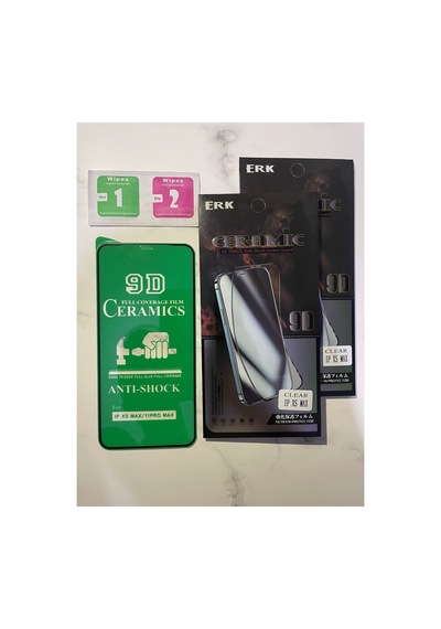 3 Adet Apple Uyumlu iPhone 11 Pro Max İle Uyumlu 9d Ceramic Ekran Koruyucu
