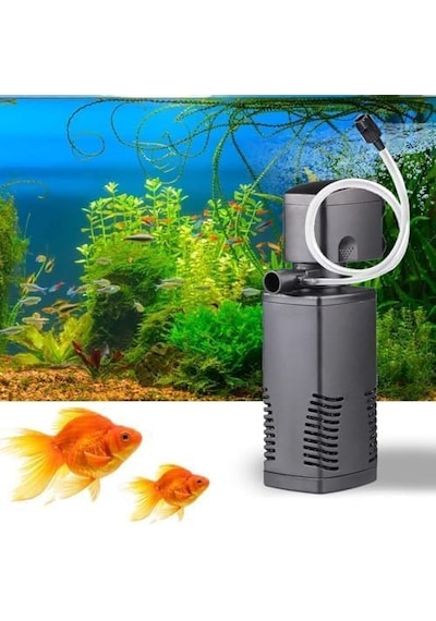 Tüm Akvaryumlar İçin 6005f Akvaryum İç Filtresi. 880 L/hr. 15 Watt Motor Ve Saf Bakır Motor
