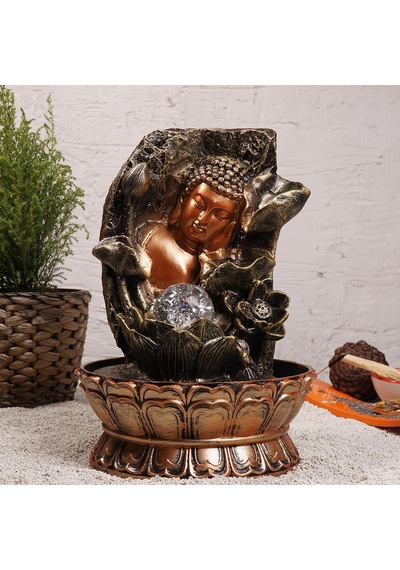 Zen Uyuyan Buddha Temalı Su Şelalesi