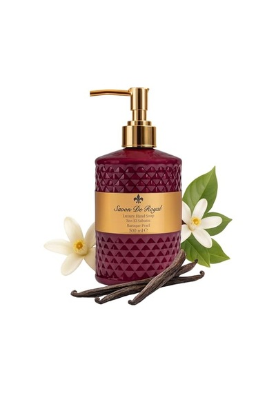 Savon De Royal Luxury Vegan Sıvı Sabun Baroque Pearl 500 Ml, Meyvemsi, Yasemin, Vanilya, Sandal
