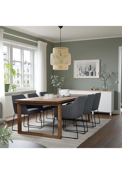 Ikea Meşe Şık Yemek Masası