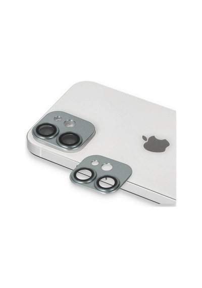 Apple iPhone Uyumlu 11 Pers Alüminyum Kamera Lens - Yeşil -