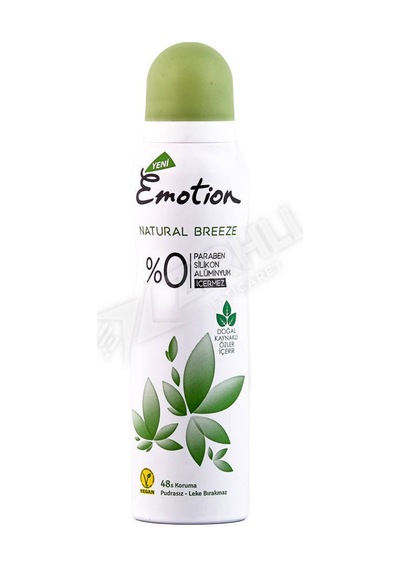 4 Adet Emotion Deodorant Natural Breeze 150 Ml