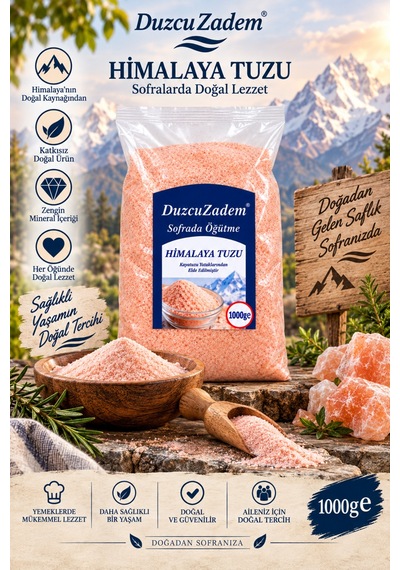 Himalaya Tuzu 1000 Gr Toz/öğütülmüş