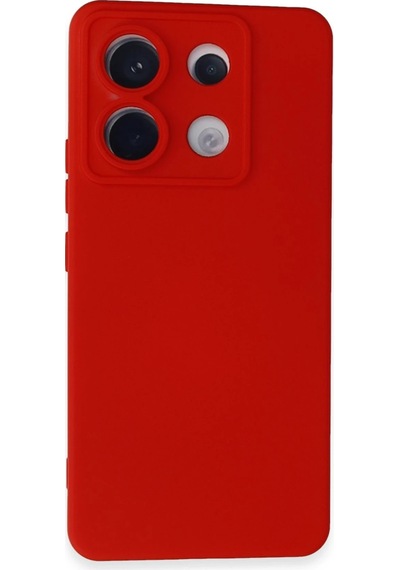 Gld-spt- Newface Xiaomi Redmi Note 13 Pro 5g Kılıf Nano İçi Kadife Silikon - Kırmızı