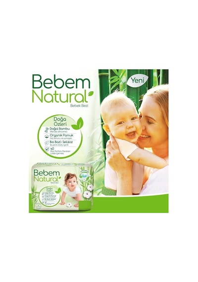 Bebem Natural Bebek Bezi 6 Numara XL 120 Adet