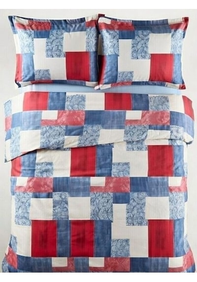 Florya Tek Kişilik Nevresim Takımı 160x220 Cm - 1 Adet Nevresim, 1 Adet Çarşaf 160x240 Cm, 1 Ad Çok Renkli