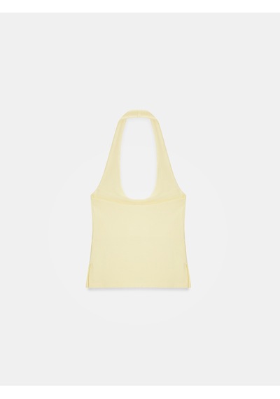 Dilvin 32726 Halter Yaka Top-açık Sarı