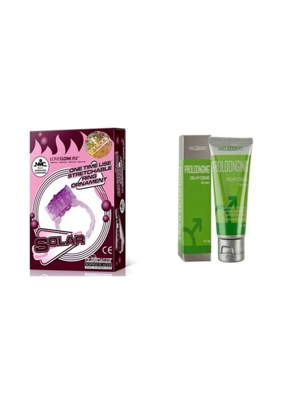 Doc Johnson Proloonging Krem + Solar Halka Set