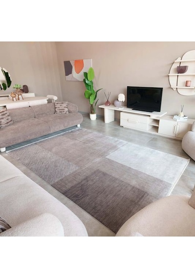 Saray Halı Istana Is02a 120 Tarak Lüks Modern Salon Halısı Özel Taban Beyaz -  Gri