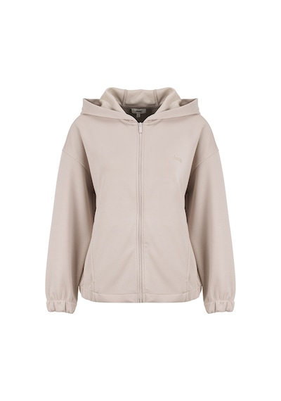 Jeep J6wl-swt7030 Bej Kadın Kapüşonlu Oversize Sweatshirt