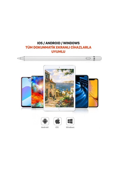 Doogee T40 Pro Uyumlu Dokunmatik Kalem Çizim Ve Tasarım Tablet Kalemi