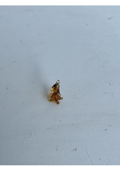El Yapımı Mini Murano Cam Köpek Biblo A121-05