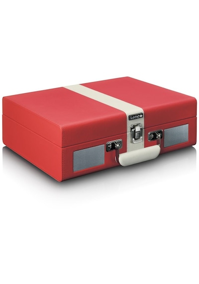 Lenco Classic Phono Tt-110  Hoparlörlü Bluetoothlu Pikap Kırmızı