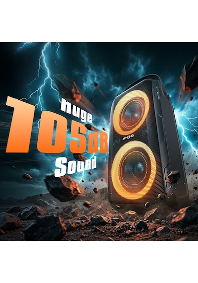 Bluetooth Hoparlör, 80w Taşınabilir Kablosuz Hoparlör Kutusu Müzik Kutusu, Güçlü Bas, Güçlü 105db Ses, Karışık Renkli Led Işıkları, Usb Çalma, 24 Saat Çalma Süresi Bluetooth Hoparlör, 80w Taşınabilir Kablosuz Hoparlör Kutusu Müzik Kutusu, Güçlü Bas, Güçlü 105db Ses, Karışık Renkli Led Işıkları, Usb Çalma, 24 Saat Çalma Süresi