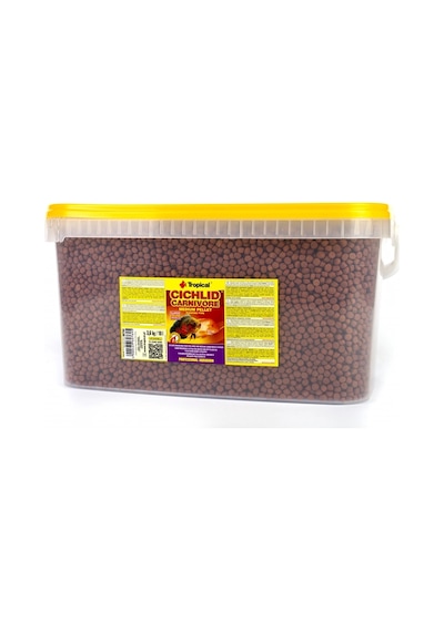 Tropical Cichlid Carnivore Medium Pellet 500 Gr Açık