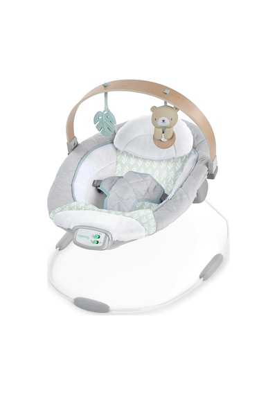 Cozy Spot Yatıştırıcı Bebek Zıpzıpı Ahşap Oyuncaklı Yay, Doğal Kauçuk Oyuncak, Emniyet Kemeri, Müzik Ve Oto Genel