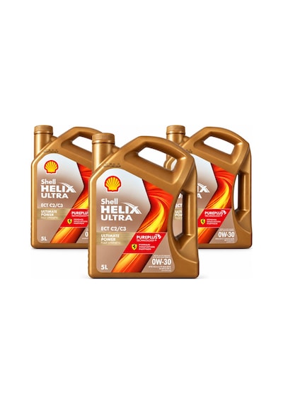 Shell Helix Ultra Ect C2 C3 0w-30 Motor Yağı 3 X 5 L