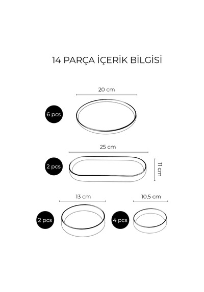 Tr 14 Parça 6 Kişilik Stackable Güz Yaprak Kahvaltı Takımı - Lüx Kahvaltılık Sunum Seti Tabağı,yeşil Kahvere Genel