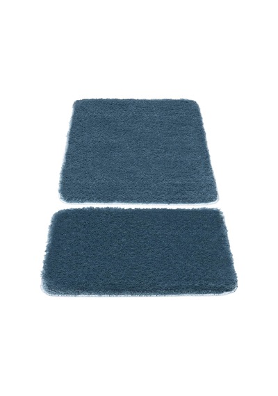 Koza Home Koza Home Segura Peluş Turkuaz Kaydırmaz Taban Banyo Paspası Turkuaz