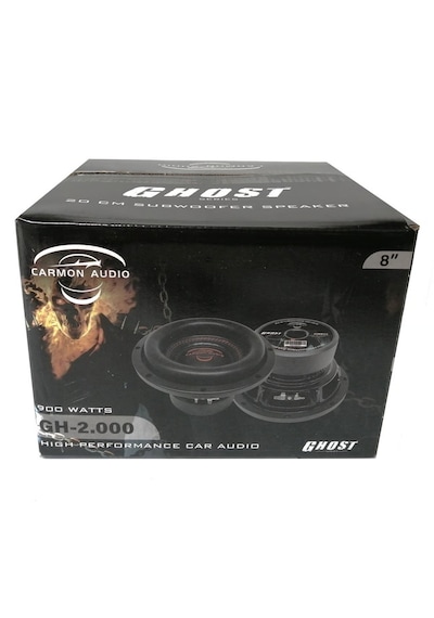 Carmon Audio Gh-2.000-ghost Sersi- 900w Max-300w Rms-kaliteli-profesyonel-yer Kaplamayan 20 Cm Woofer