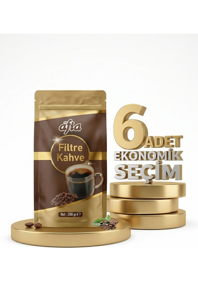 Afia Filtre Kahve 6x200 Gr