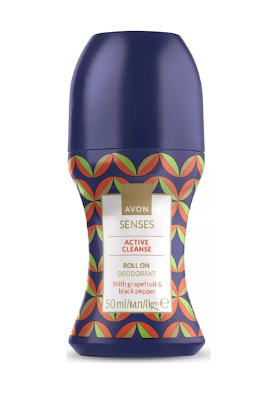 Avon Active Cleanse Greyfurt & Karabiber Kokulu Erkek Roll-On Deodorant 50 ML