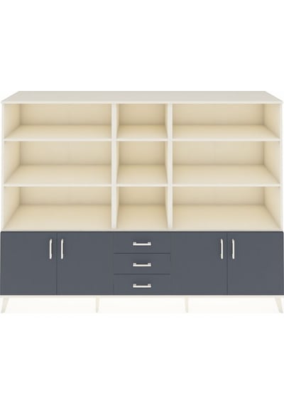 Hyperion Dolap 11 Raflı 3 Çekmeceli 4 Kapaklı 220x44x163 Aytaşı-a Aytaşı-antrasit Hyperion Dolap 11 Raflı 3 Çekmeceli 4 Kapaklı 220x44x163 Aytaşı-a Aytaşı-antrasit