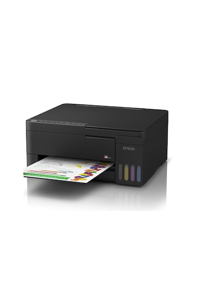 Epson Ecotank L3350 Wi-fi + Tarayıcı + Fotokopi Renkli Çok Fonksiyonlu Tanklı Yazıcı C11cl62413 + Siyah Mürekkep