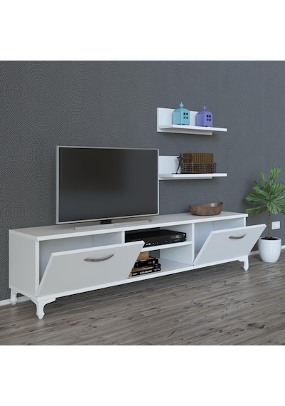 Kenzlife televizyon sehpası berlin 120 byz tv ünitesi raflı