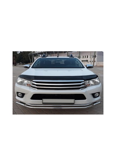Toyota Hilux 2015-2020 Kaput Rüzgarlığı Hood Deflector Piano Black Kaput Koruma Siperliği