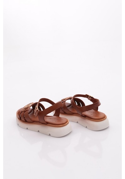 Venüs 26025609y Kadın Deri Sandalet Taba Ç