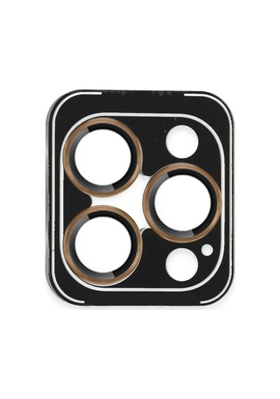 Joko Apple  Uyumlu iPhone 16 Pro Max Pvd Metal Kamera Lens - Gold