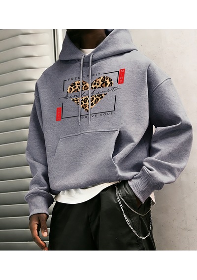 Startmore Startmoreserbest Ruh Nazik Kalp Cesur Ruh Baskılı Kapüşonlular Erkek Polar Rahat Hoody Günlük Hip Hop Gri Startmore Startmoreserbest Ruh Nazik Kalp Cesur Ruh Baskılı Kapüşonlular Erkek Polar Rahat Hoody Günlük Hip Hop Gri