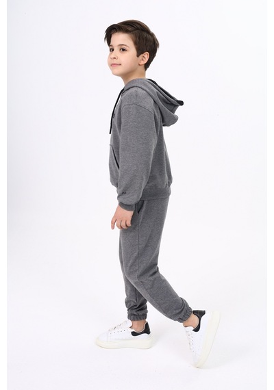 Toontoy Kids Toontoy Erkek Çocuk Relax Fit Kapüşonlu Cepli Hafif Düşük Omuz Baskılı Sweatshirt - 2 İplik Antrasit Toontoy Kids Toontoy Erkek Çocuk Relax Fit Kapüşonlu Cepli Hafif Düşük Omuz Baskılı Sweatshirt - 2 İplik Antrasit