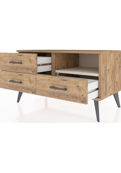 Hyperion Şifonyer Tek Raflı 3 Çekmeceli 88x44x48 Çam-aytaşı/çam Aytaşı/çam Hyperion Şifonyer Tek Raflı 3 Çekmeceli 88x44x48 Çam-aytaşı/çam Aytaşı/çam