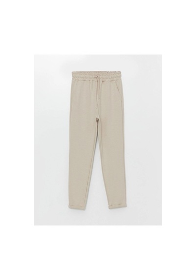 Lc Waikiki Lcw Modest Koyu Gri Kadın Beli Lastikli Düz Eşofman Altı Lıght Grey