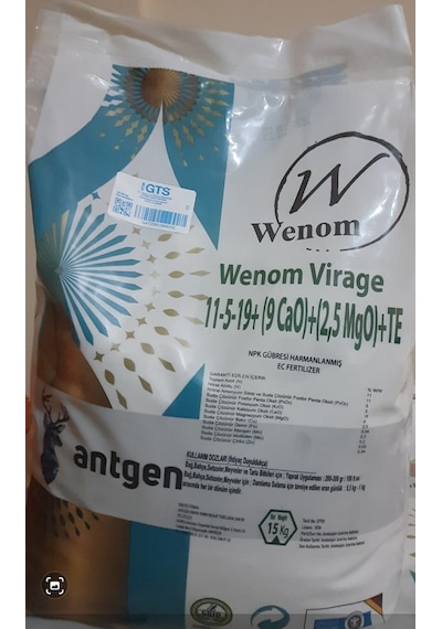 Wenom Virage 11-5-19+(9Cao)+(2,5Mgo)+Te 15 KG